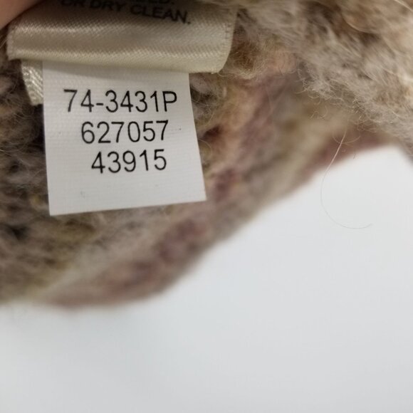 J. Jill Wool Alpaca/Wool Blend Button Cardigan Sweater M Petite Cottagecore Boho - Picture 12 of 12